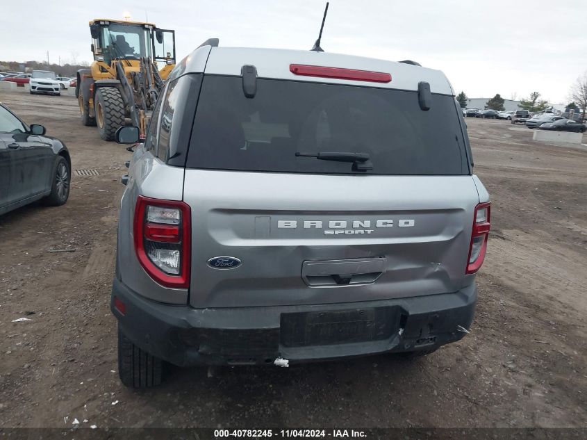 2023 Ford Bronco Sport Big Bend VIN: 3FMCR9B6XPRE10769 Lot: 40782245