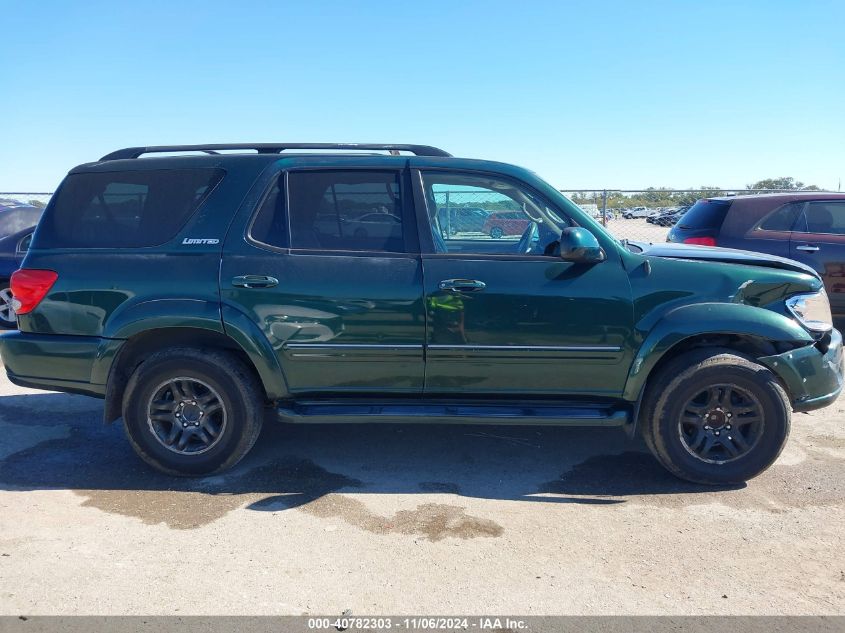 2003 Toyota Sequoia Limited V8 VIN: 5TDZT38AX3S144914 Lot: 40782303