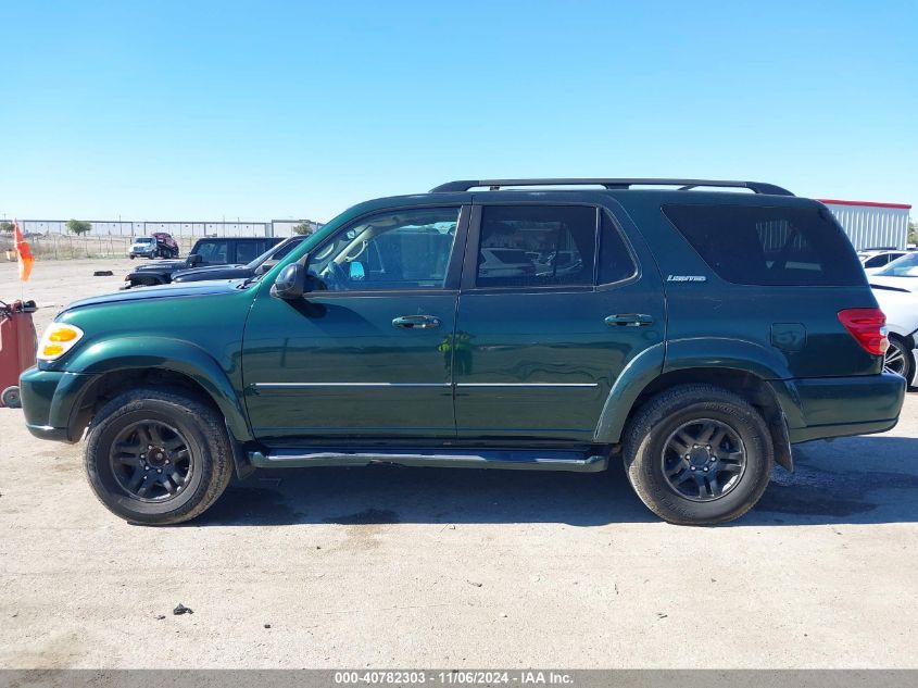 2003 Toyota Sequoia Limited V8 VIN: 5TDZT38AX3S144914 Lot: 40782303