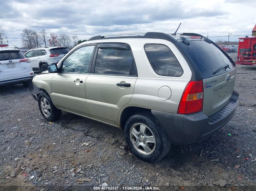 2008 Kia Sportage Lx VIN: KNDJE724087471289 Lot: 40782337