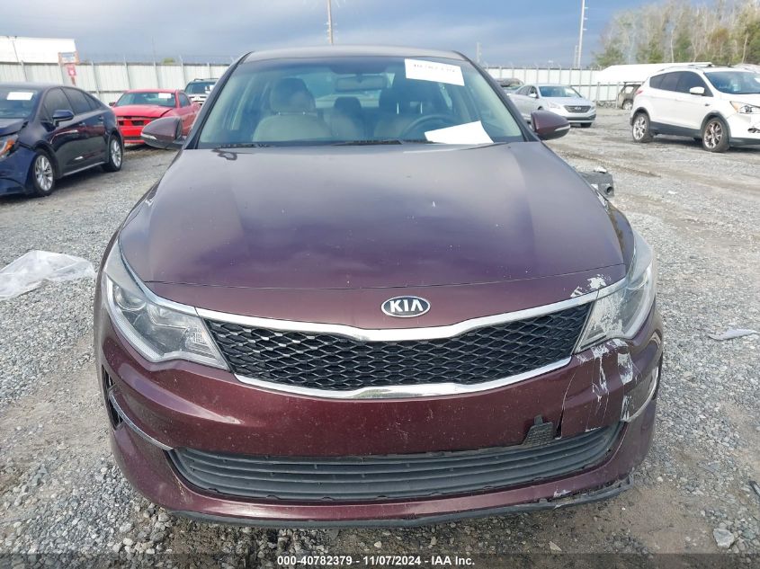 2017 Kia Optima Lx VIN: 5XXGT4L31HG151796 Lot: 40782379