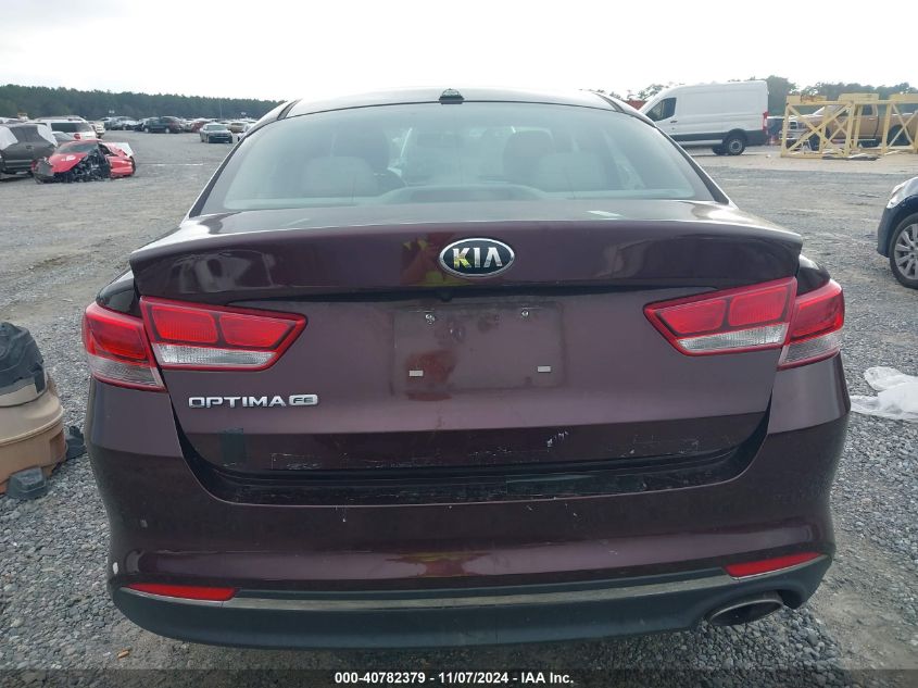 2017 Kia Optima Lx VIN: 5XXGT4L31HG151796 Lot: 40782379