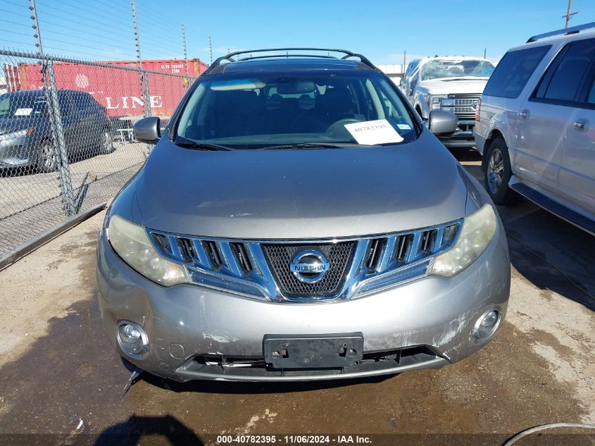 2009 Nissan Murano Sl VIN: JN8AZ18U59W105865 Lot: 40782395