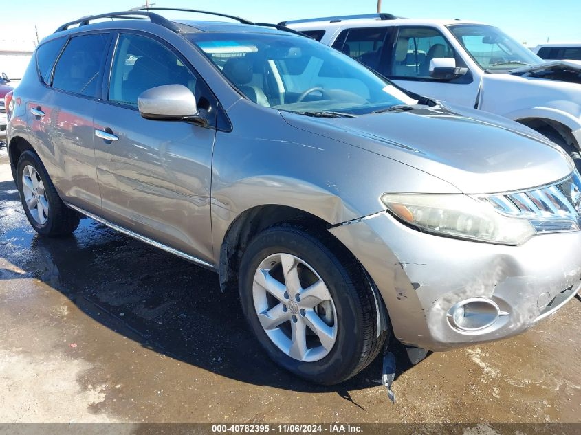 2009 Nissan Murano Sl VIN: JN8AZ18U59W105865 Lot: 40782395