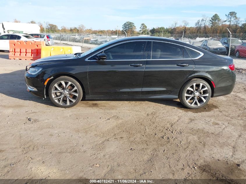 2015 Chrysler 200 C VIN: 1C3CCCCG7FN711872 Lot: 40782421