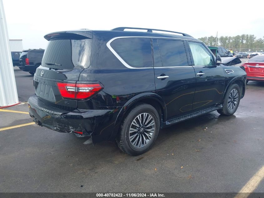 2021 Nissan Armada Sl 4Wd VIN: JN8AY2BB8M9792931 Lot: 40782422