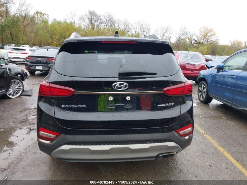 2019 Hyundai Santa Fe Ultimate 2.0T VIN: 5NMS5CAA6KH060807 Lot: 40782449