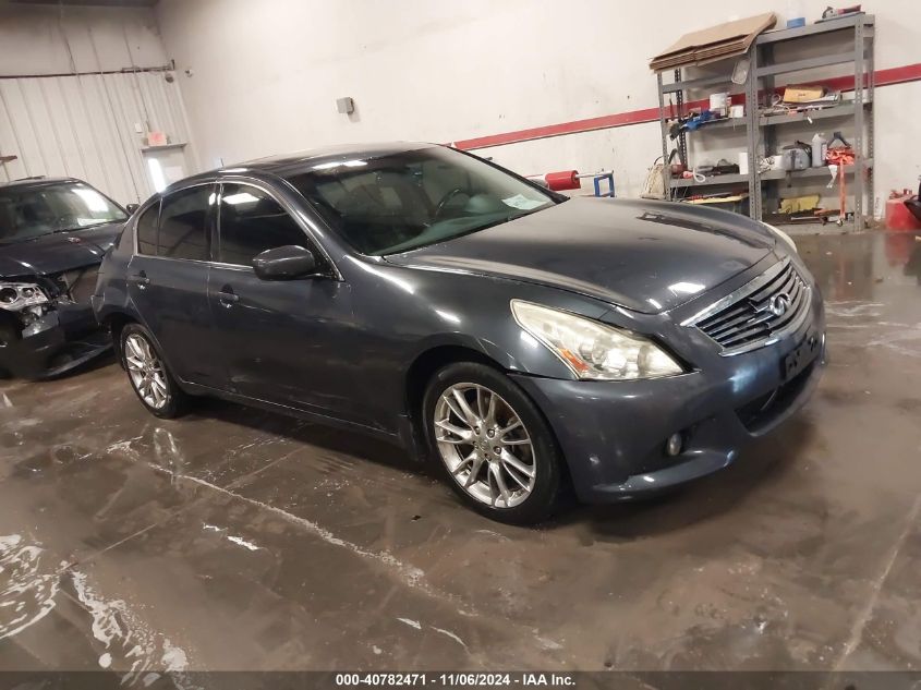 2011 Infiniti G37X VIN: JN1CV6AR8BM405049 Lot: 40782471