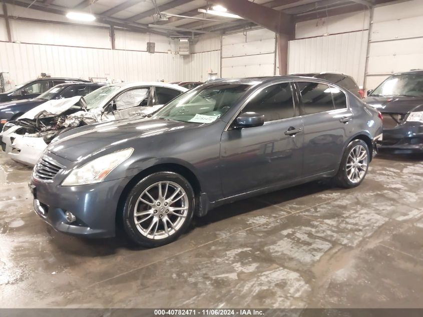 2011 Infiniti G37X VIN: JN1CV6AR8BM405049 Lot: 40782471