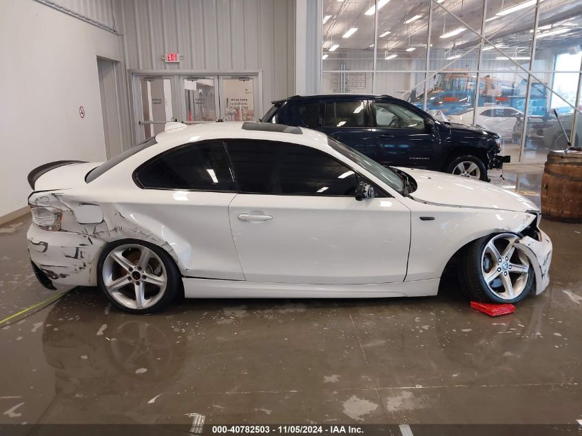 2008 BMW 135I VIN: WBAUC73558VF25126 Lot: 40782503