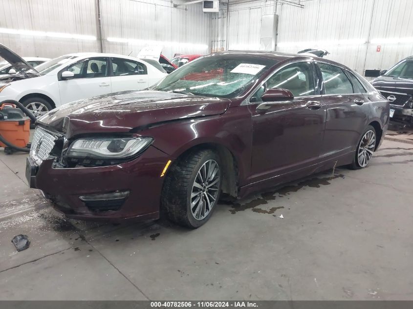 2017 Lincoln Mkz Hybrid Select VIN: 3LN6L5LU9HR637733 Lot: 40782506