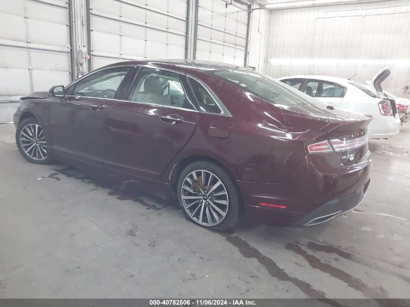 2017 Lincoln Mkz Hybrid Select VIN: 3LN6L5LU9HR637733 Lot: 40782506