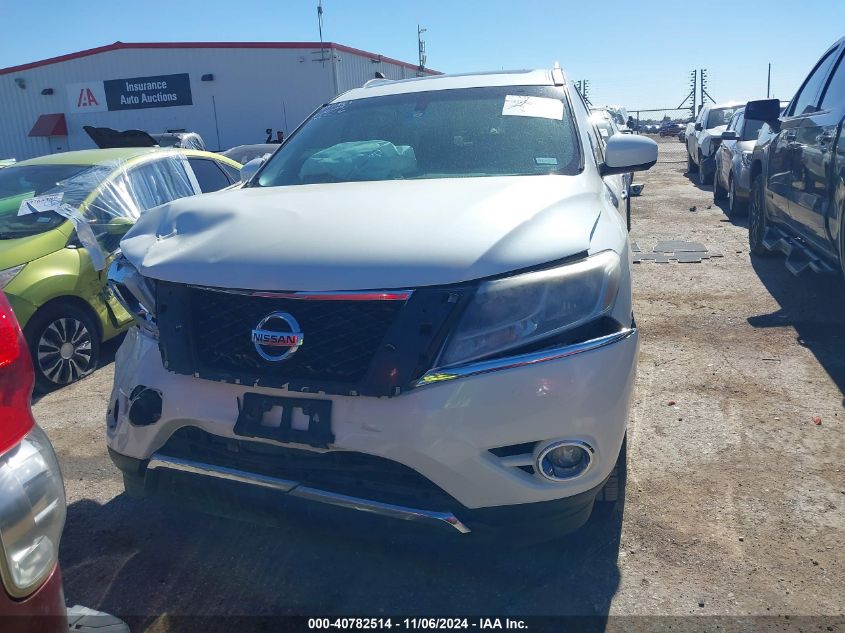 2015 Nissan Pathfinder Sl VIN: 5N1AR2MN7FC723584 Lot: 40782514