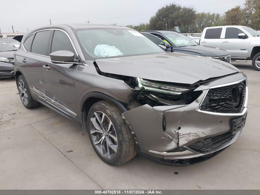 VIN 5J8YD9H40NL009517 2022 ACURA MDX no.1