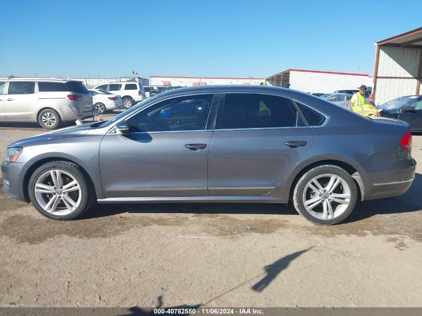 2012 Volkswagen Passat 2.0L Tdi Sel Premium VIN: 1VWCN7A37CC089971 Lot: 40782550