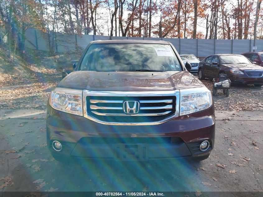 2014 Honda Pilot Ex-L VIN: 5FNYF4H5XEB055637 Lot: 40782564