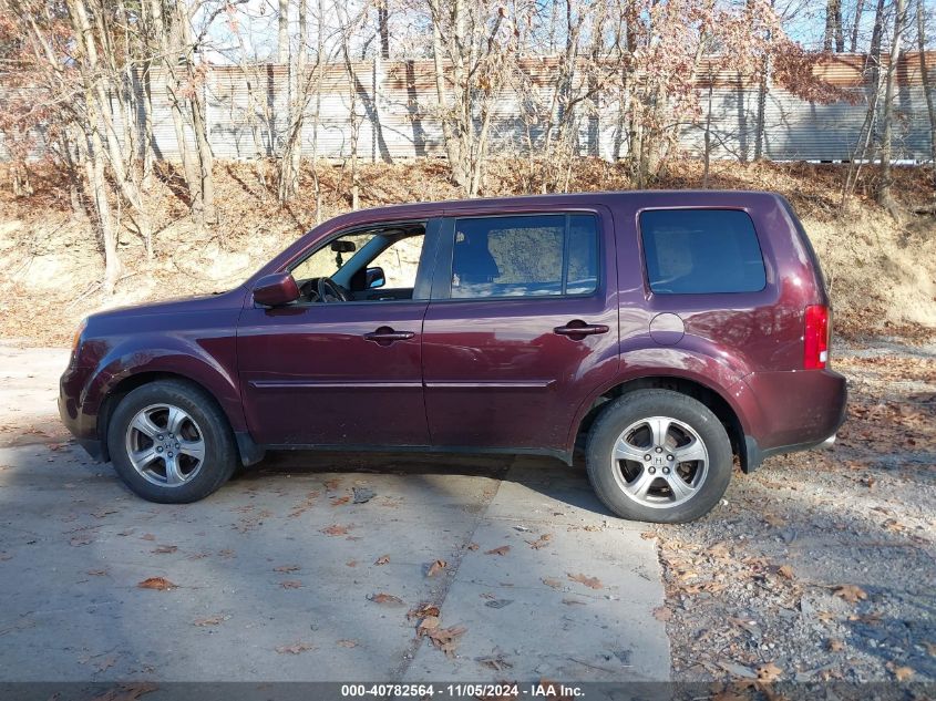 2014 Honda Pilot Ex-L VIN: 5FNYF4H5XEB055637 Lot: 40782564