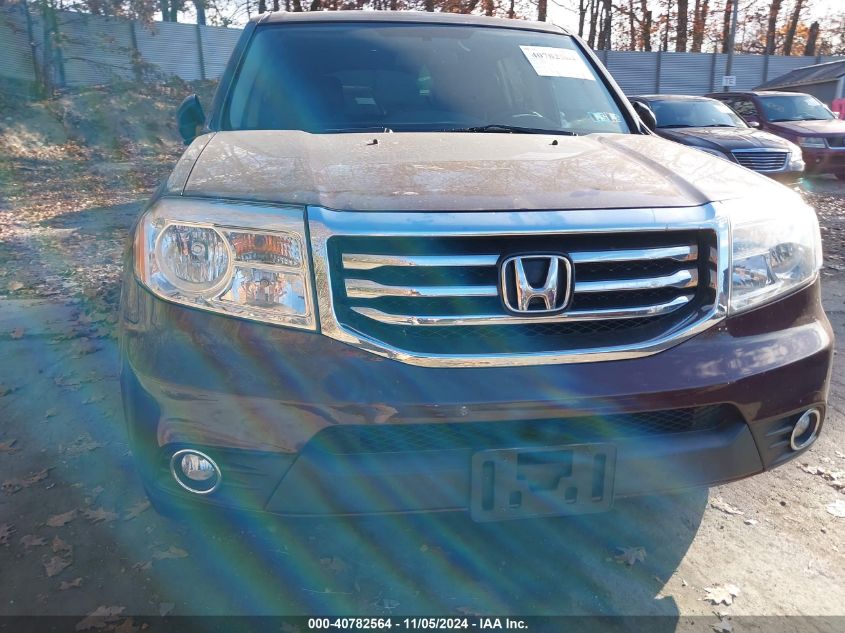 2014 Honda Pilot Ex-L VIN: 5FNYF4H5XEB055637 Lot: 40782564