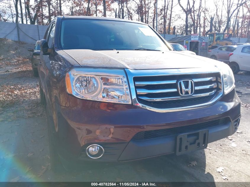 2014 Honda Pilot Ex-L VIN: 5FNYF4H5XEB055637 Lot: 40782564