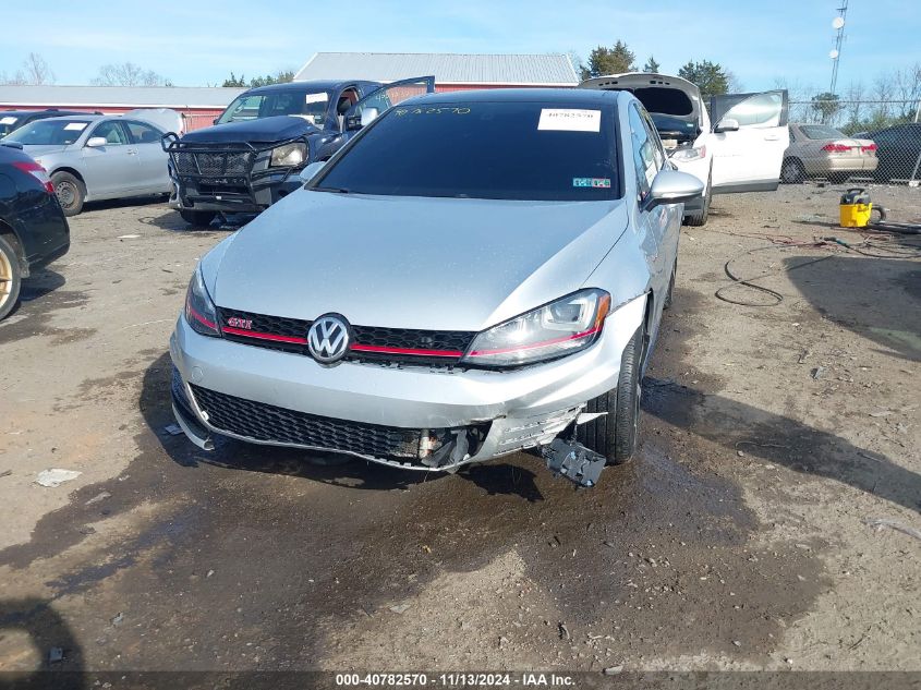 2016 Volkswagen Golf Gti Autobahn W/Performance Package 4-Door VIN: 3VW447AU3GM018142 Lot: 40782570