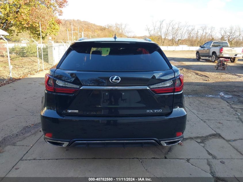 2022 Lexus Rx 350 F Sport Handling VIN: 2T2YZMDA2NC340701 Lot: 40782580