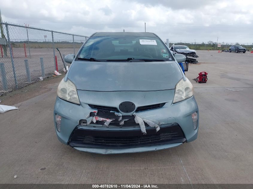 2013 Toyota Prius Two VIN: JTDKN3DU8D5598579 Lot: 40782610