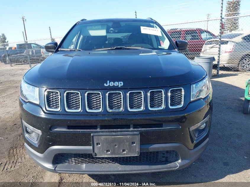 2018 Jeep Compass Latitude Fwd VIN: 3C4NJCBB9JT226108 Lot: 40782613