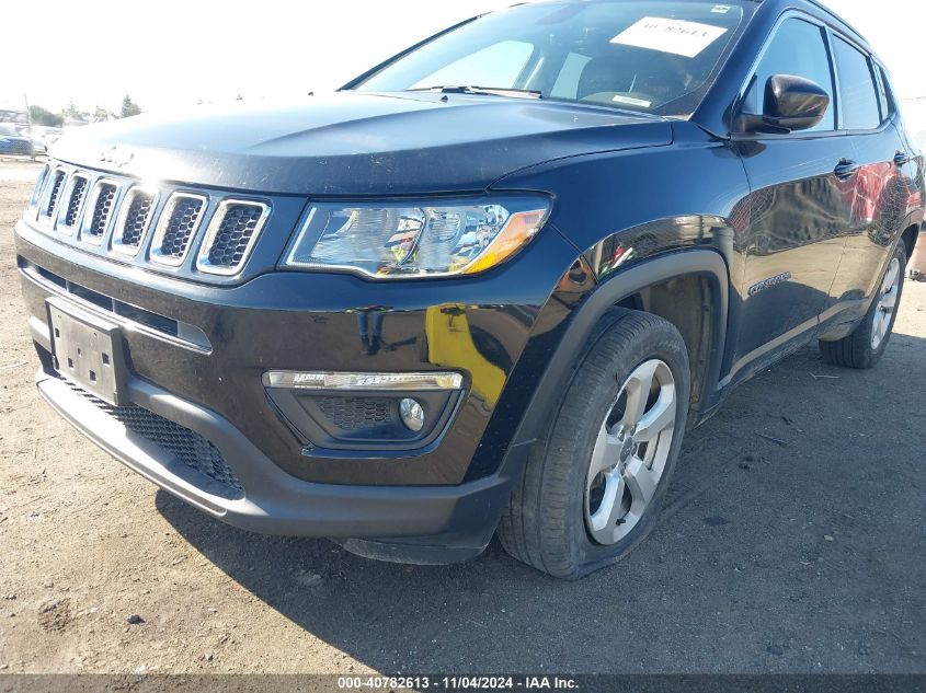 2018 Jeep Compass Latitude Fwd VIN: 3C4NJCBB9JT226108 Lot: 40782613