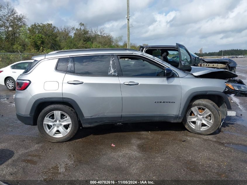 2022 Jeep Compass Latitude Fwd VIN: 3C4NJCBB6NT137859 Lot: 40782616