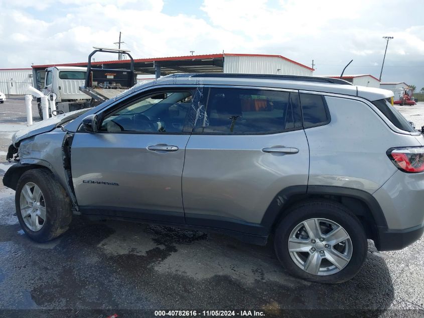 2022 Jeep Compass Latitude Fwd VIN: 3C4NJCBB6NT137859 Lot: 40782616