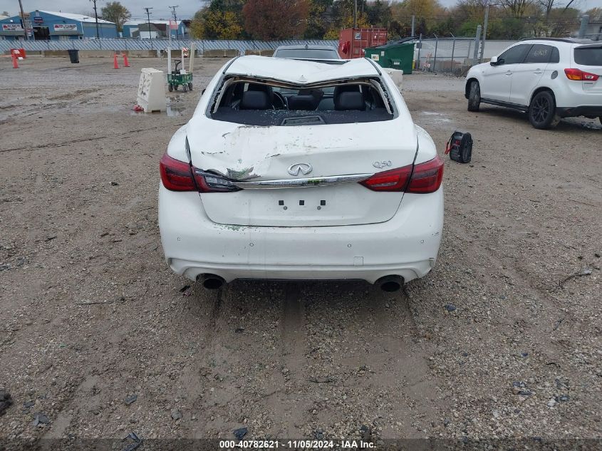 2021 Infiniti Q50 Luxe VIN: JN1EV7BP3MM705452 Lot: 40782621