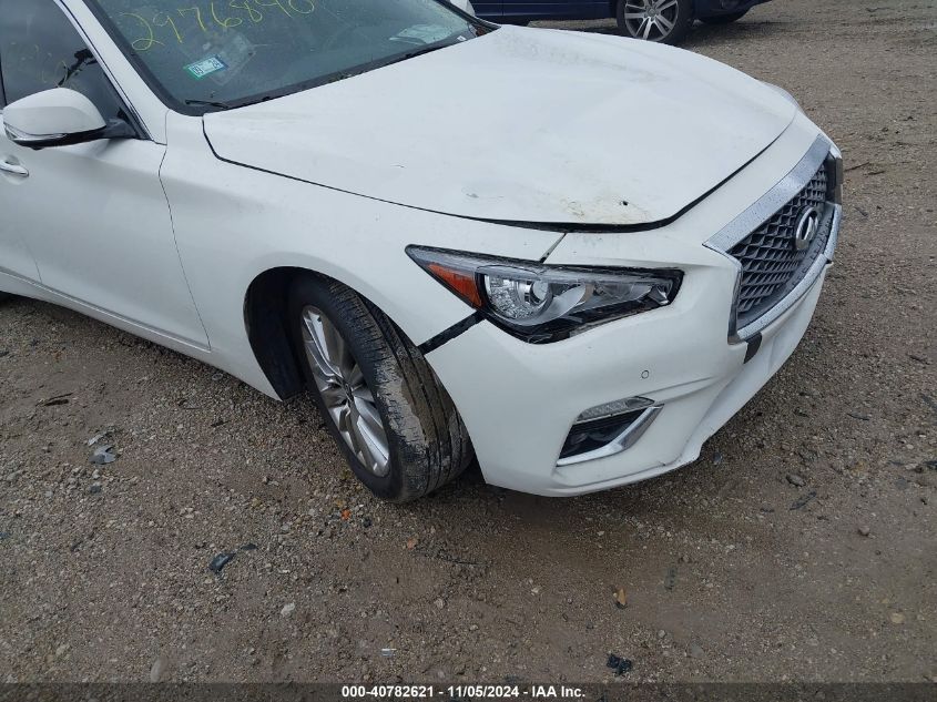 2021 Infiniti Q50 Luxe VIN: JN1EV7BP3MM705452 Lot: 40782621