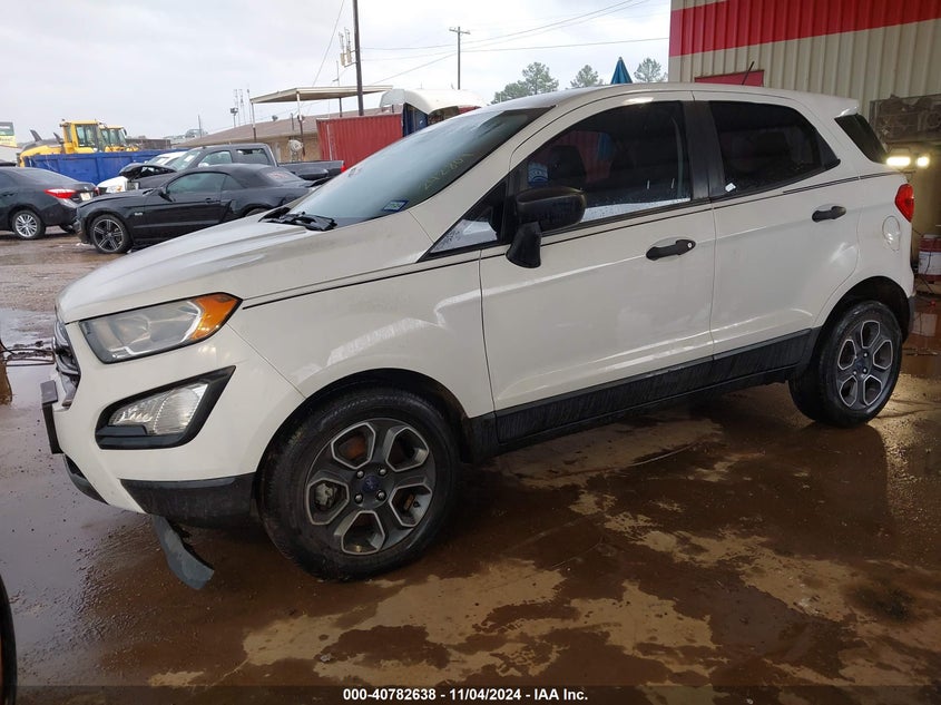 VIN MAJ3P1RE4JC242809 2018 FORD ECOSPORT S