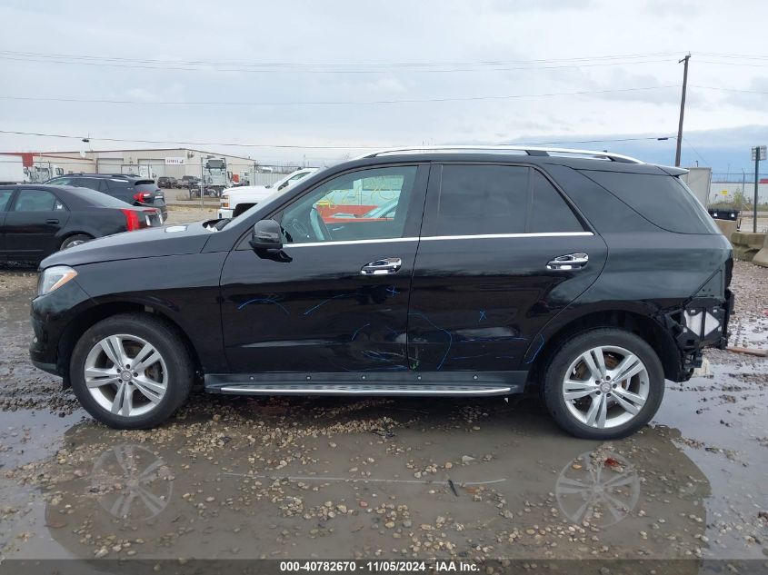 2013 Mercedes-Benz Ml 350 4Matic VIN: 4JGDA5HB0DA186152 Lot: 40782670