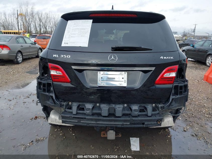 2013 Mercedes-Benz Ml 350 4Matic VIN: 4JGDA5HB0DA186152 Lot: 40782670