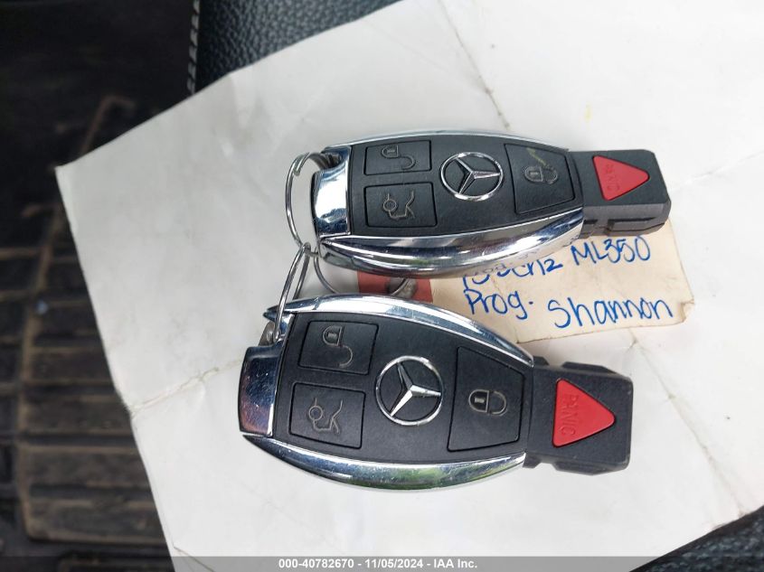 2013 MERCEDES-BENZ ML 350 4MATIC - 4JGDA5HB0DA186152