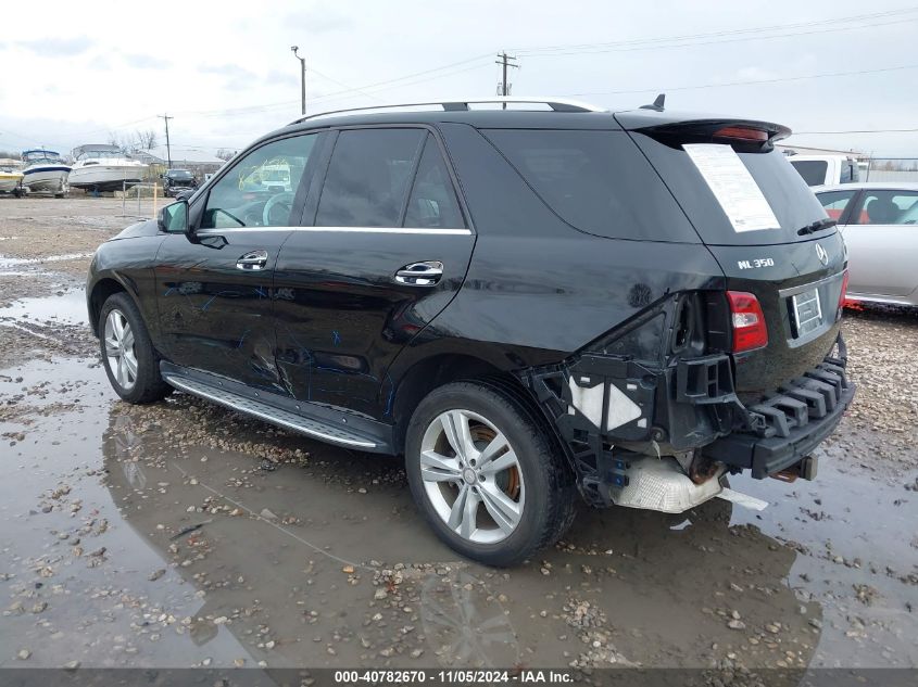 2013 MERCEDES-BENZ ML 350 4MATIC - 4JGDA5HB0DA186152