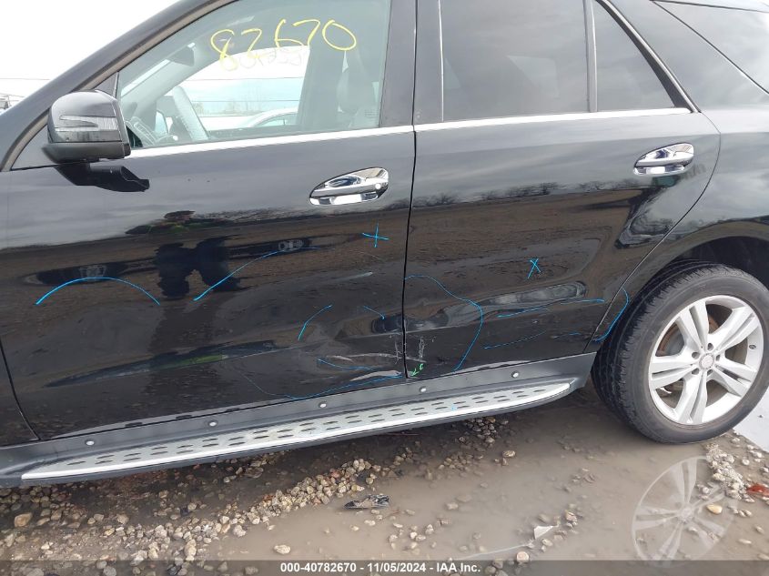 2013 MERCEDES-BENZ ML 350 4MATIC - 4JGDA5HB0DA186152
