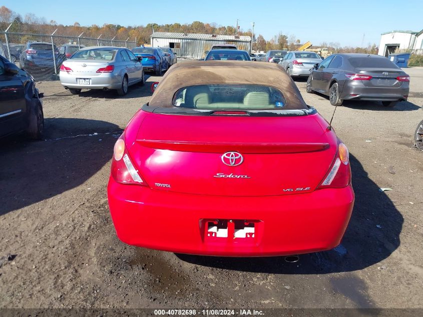 2004 Toyota Camry Solara Sle VIN: 4T1FA38P54U037002 Lot: 40782698