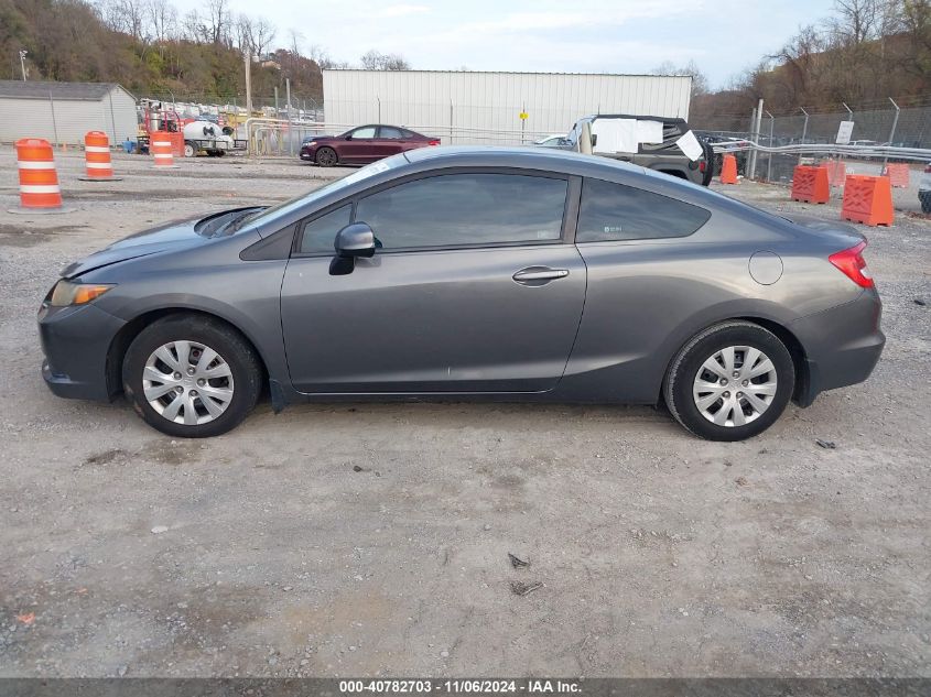 2012 Honda Civic Lx VIN: 2HGFG3B52CH552360 Lot: 40782703