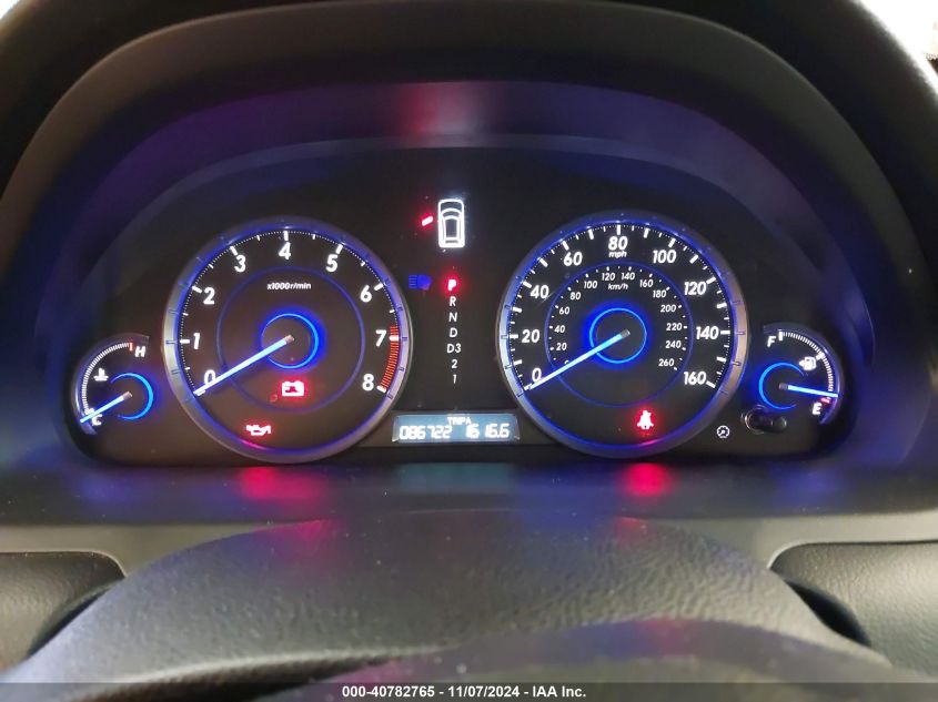 2012 Honda Crosstour Ex-L VIN: 5J6TF1H51CL000927 Lot: 40782765