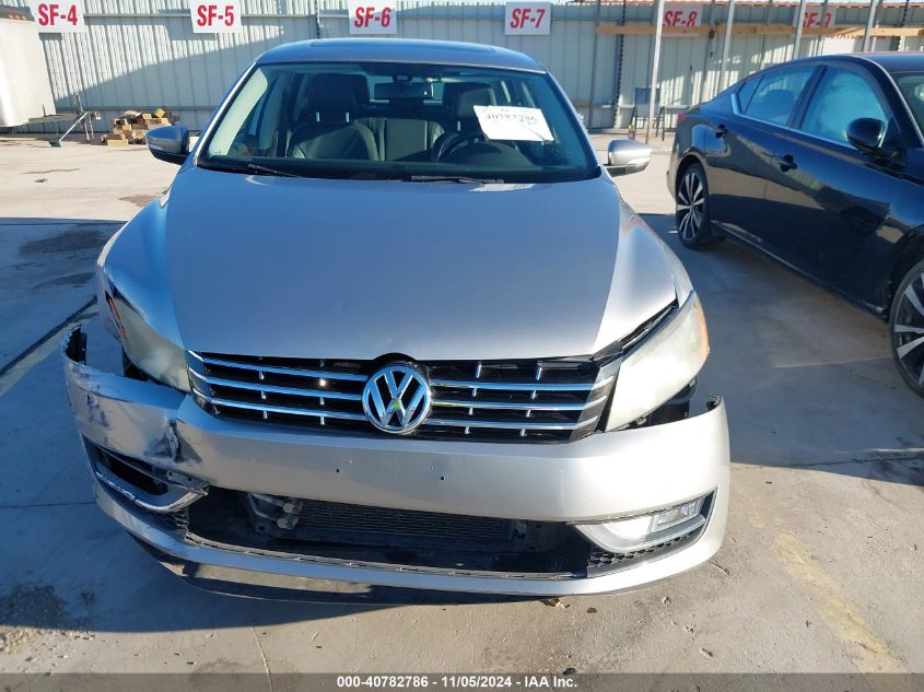 2013 Volkswagen Passat 2.0L Tdi Sel Premium VIN: 1VWCN7A34DC124032 Lot: 40782786