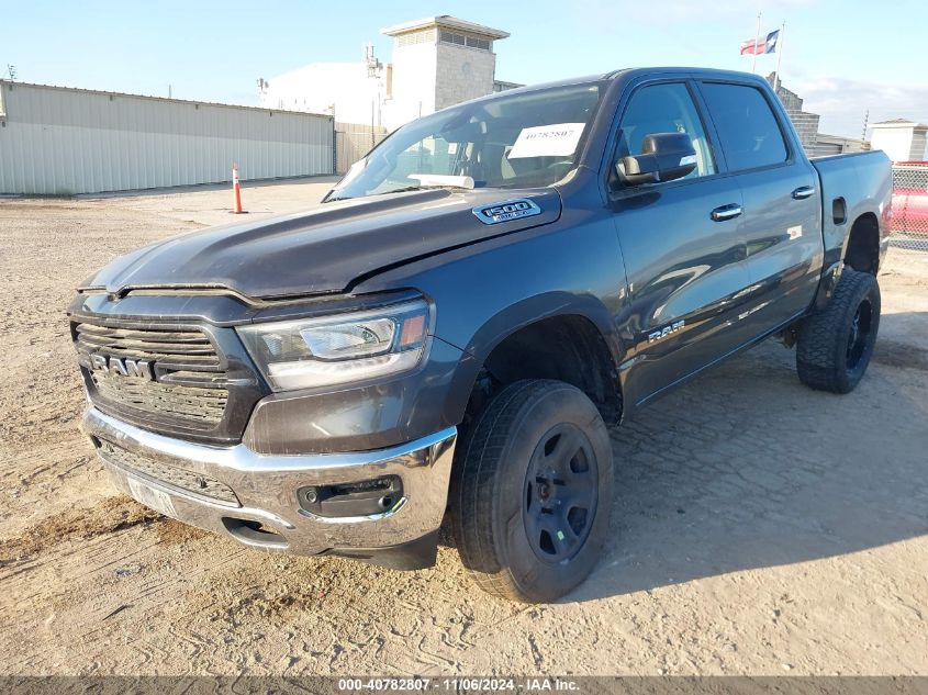 2019 Ram 1500 Big Horn/Lone Star 4X4 5'7 Box VIN: 1C6SRFFT2KN512701 Lot: 40782807