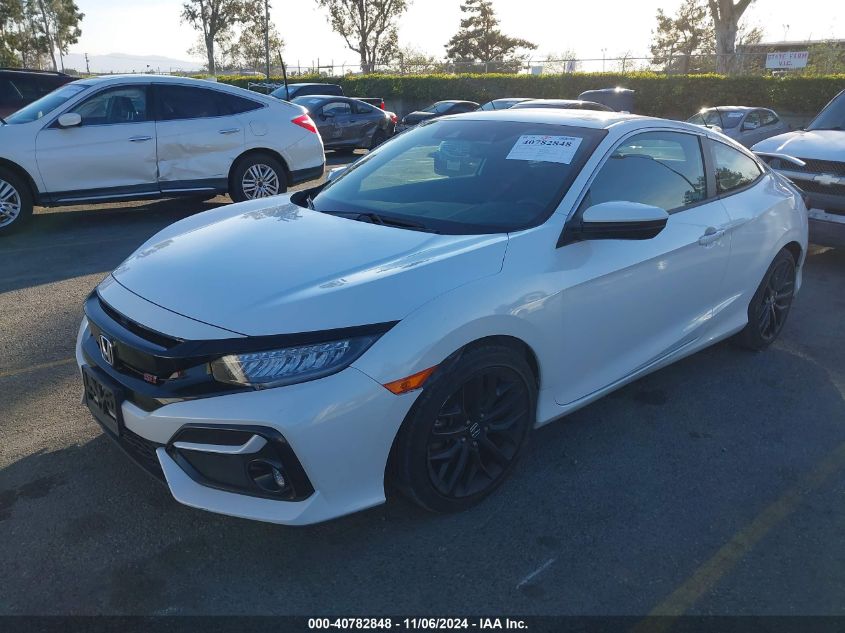 2020 Honda Civic Si Coupe VIN: 2HGFC3A51LH753440 Lot: 40782848