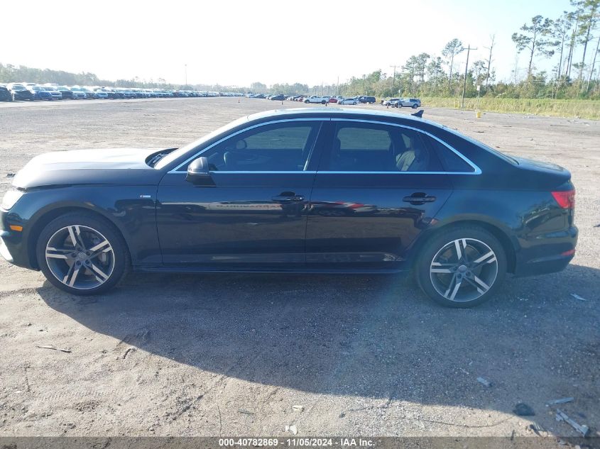 2017 AUDI A4 2.0T PREMIUM - WAUENAF40HN022860