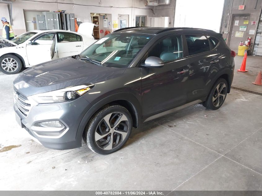 2017 Hyundai Tucson Limited VIN: KM8J3CA25HU372432 Lot: 40782884