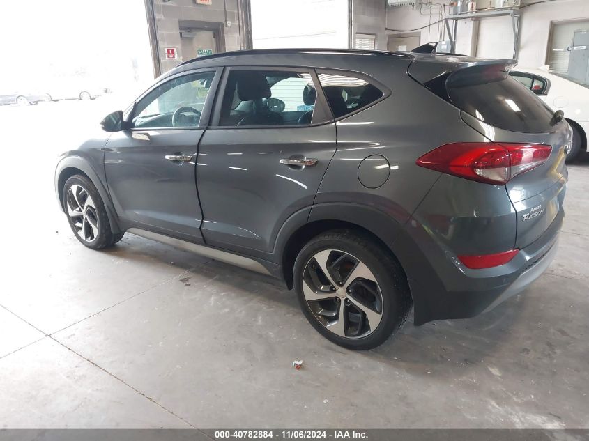 2017 Hyundai Tucson Limited VIN: KM8J3CA25HU372432 Lot: 40782884