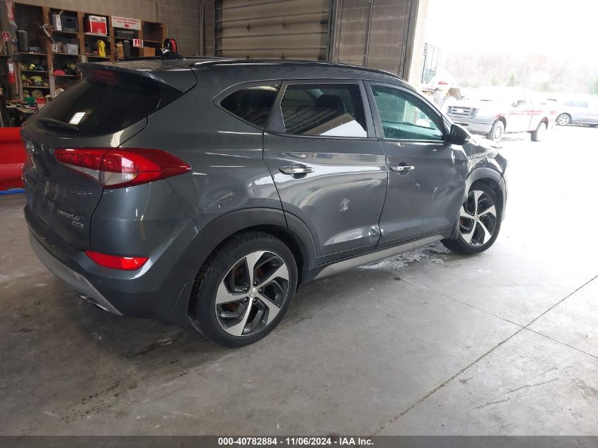 2017 Hyundai Tucson Limited VIN: KM8J3CA25HU372432 Lot: 40782884