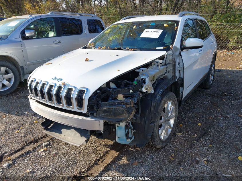 2016 Jeep Cherokee Limited VIN: 1C4PJLDB1GW200384 Lot: 40782902