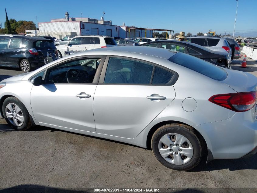 2017 Kia Forte Lx VIN: 3KPFK4A77HE128715 Lot: 40782931